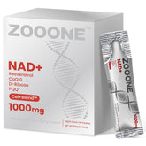 zooone NAD+ Supplement 30 berry-flavoured liquid bars packaging front view