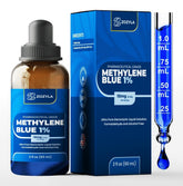 ZOZYLA Methylene Blue Supplement glass bottle front view