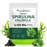 ZUZOKKAHA Chlorella Softgels front view with packaging