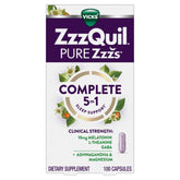 ZzzQuil Complete Sleep Capsules 10mg Melatonin front view