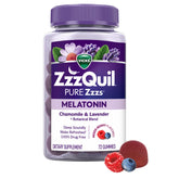 ZzzQuil Pure Zzzs Melatonin Gummies 72 Count front view