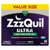 ZzzQuil Ultra Sleep Aid Tablets 48 Count front view