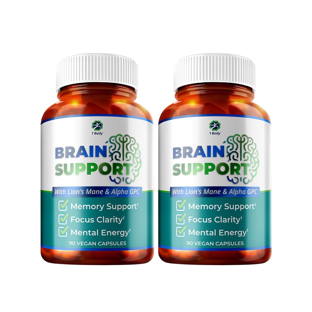 1 Body Brain Supplement front view with packaging