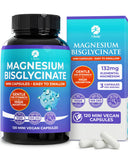 1 Body Magnesium Bisglycinate Chelate 500mg front view of packaging