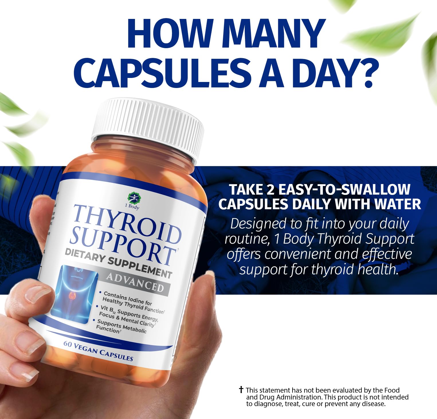 1 Body Thyroid Extract Supplement packaging details
