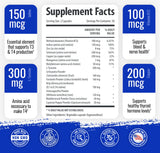 1 Body Thyroid Extract Supplement side view showing capsule