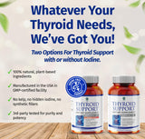 1 Body Thyroid Support Supplement on a wooden table