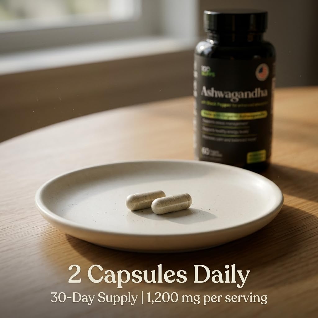 100 Supps Organic Ashwagandha Powder ingredients list