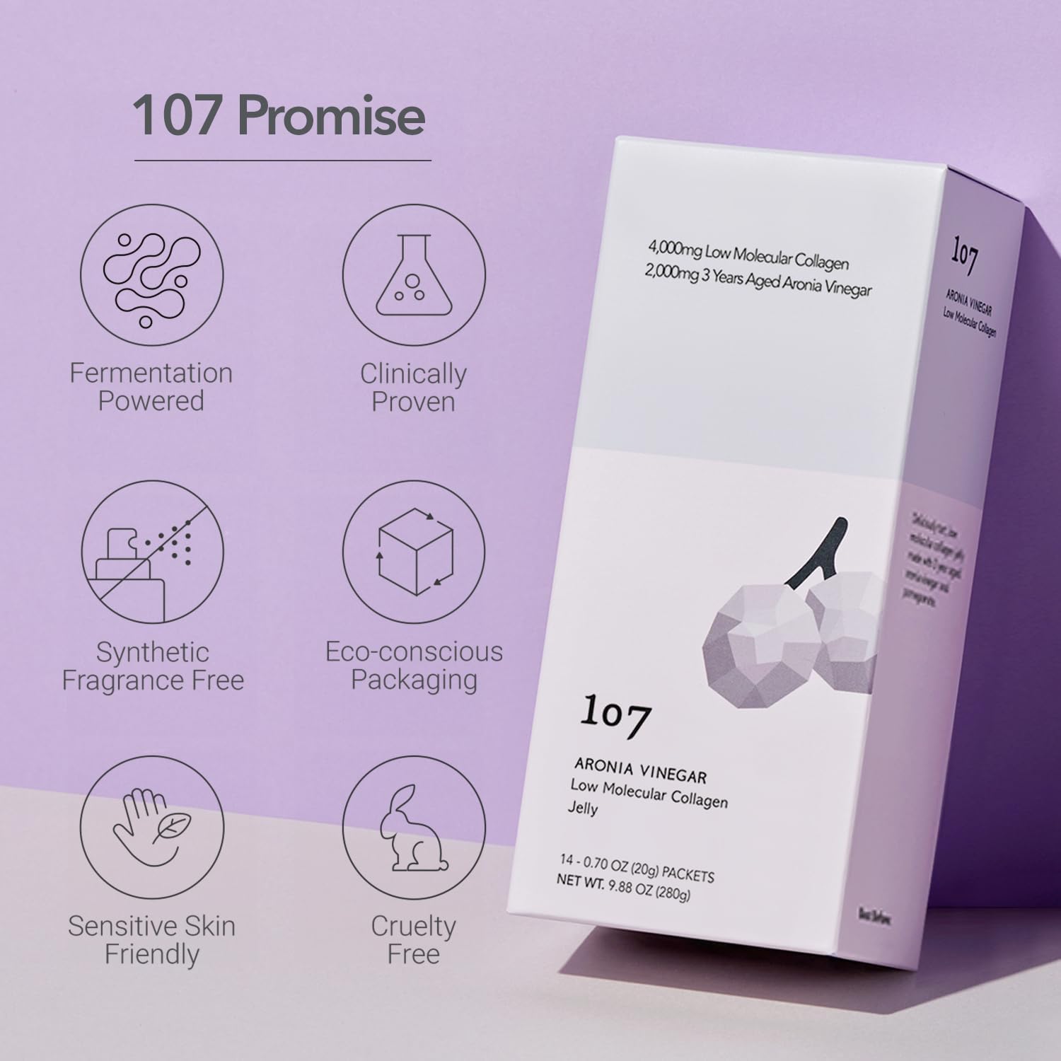 107 Low-Molecular Collagen Jelly stick opened