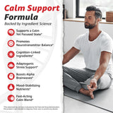 10X Health System Calm Drops 30ml back label