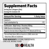 10X Health System Calm Drops 30ml packaging