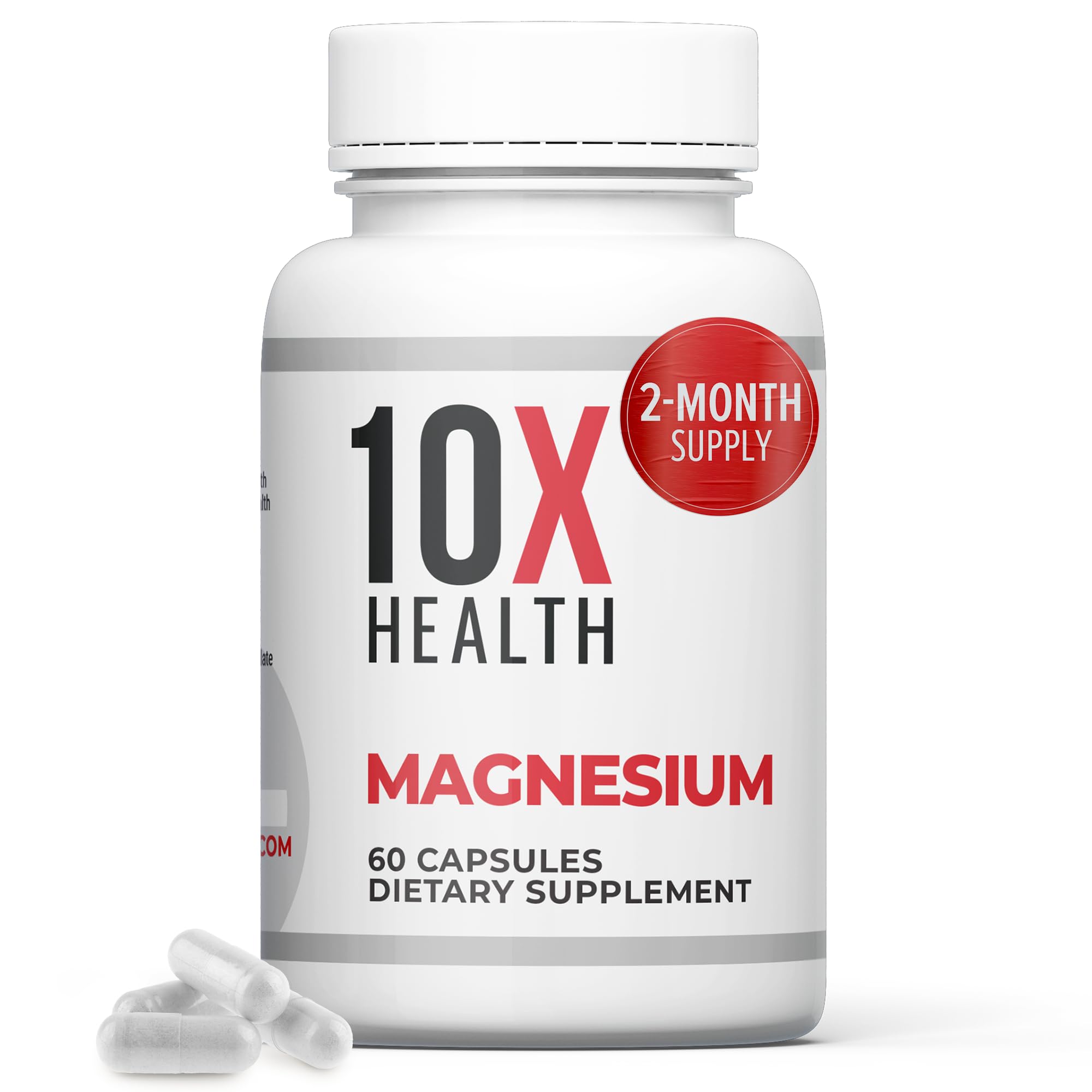10X Health System Magnesium Citrate Capsules front view