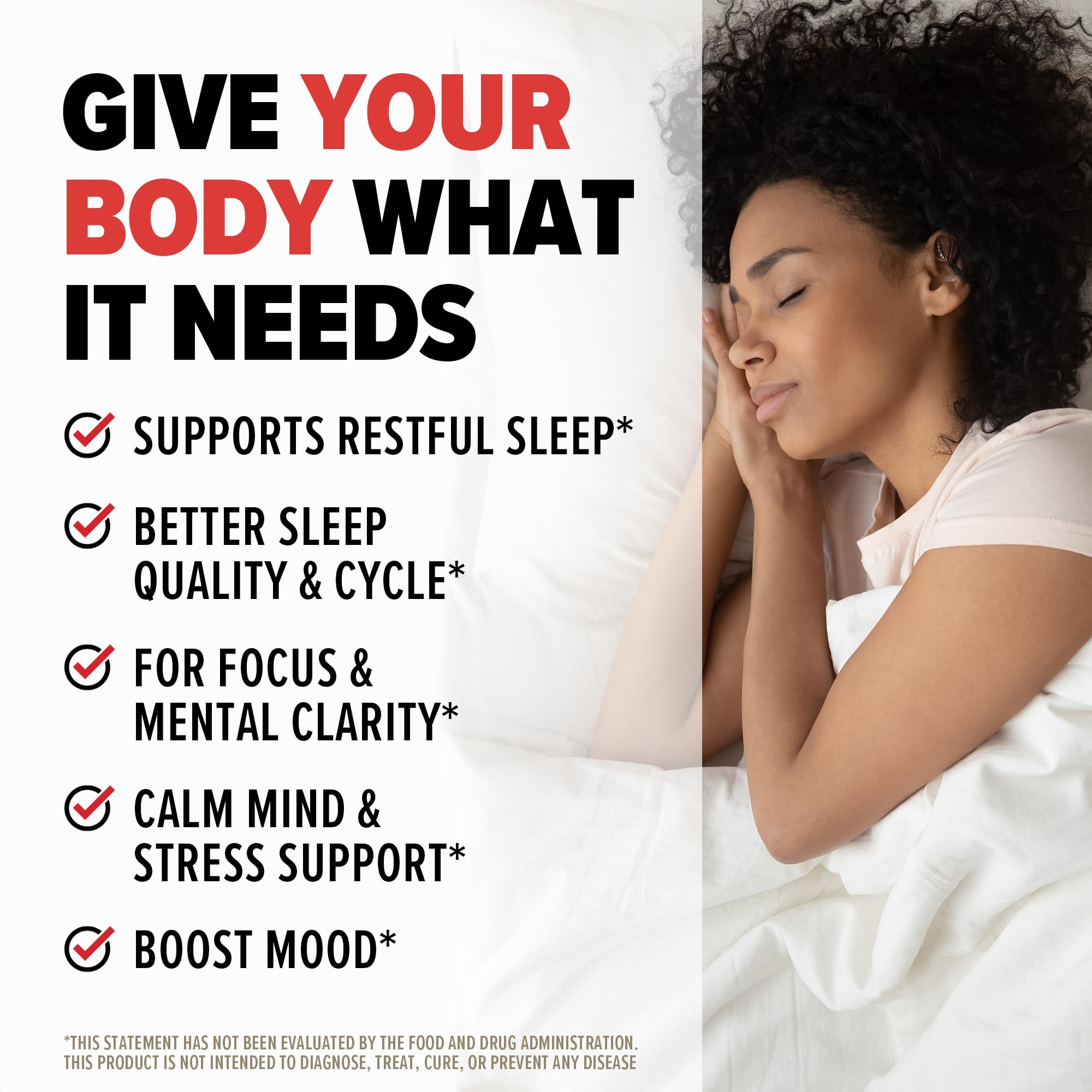 10X Health System Sleep Supplement lifestyle shot on bedside table