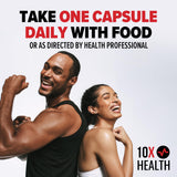 10X Health System Zinc Supplement 30mg ingredients list