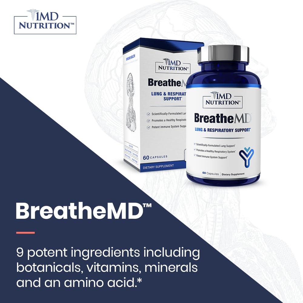 1MD Nutrition BreatheMD Plus 100g packaging