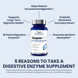 1MD Nutrition EnzymeMD Multi-Enzymes capsules on a wooden surface