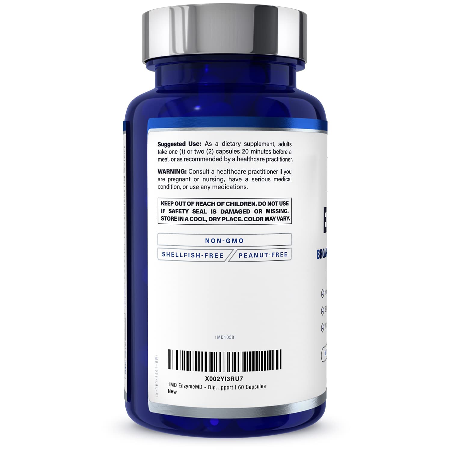 1MD Nutrition EnzymeMD Multi-Enzymes product packaging