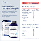 1MD Nutrition GlucoseMD Cinnamon Supplement capsule close-up