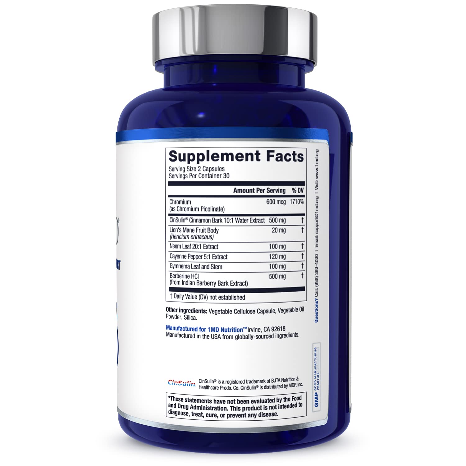 1MD Nutrition GlucoseMD Cinnamon Supplement lifestyle scene