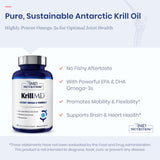 1MD Nutrition KrillMD Krill Oil Capsules with natural lemon oil flavor