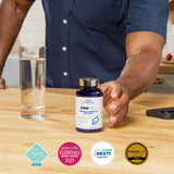 1MD Nutrition LiverMD Milk Thistle Supplement capsule close-up