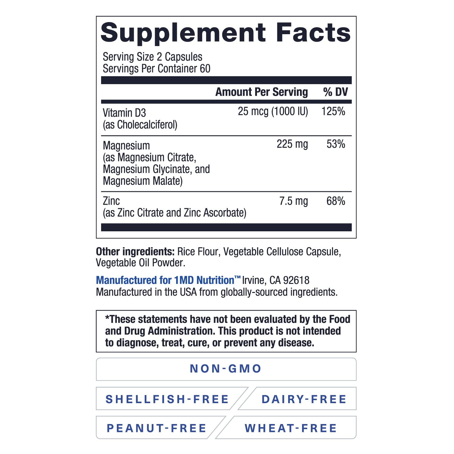 1MD Nutrition MagMD Plus Magnesium Supplement packaging