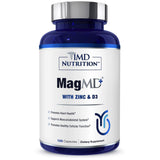 1MD Nutrition MagMD Plus Magnesium Supplement with a measuring spoon