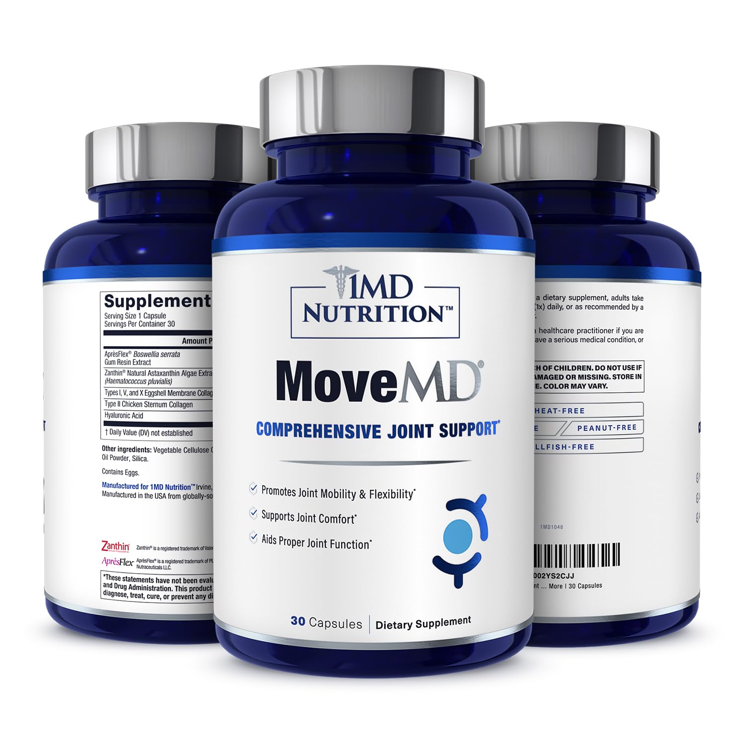 1MD Nutrition MoveMD Collagen Supplement front view