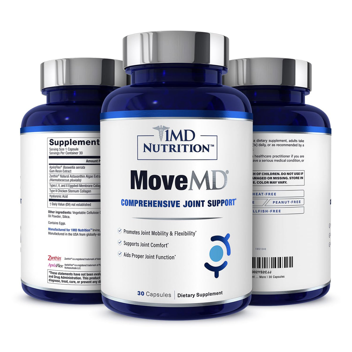 1MD Nutrition MoveMD Collagen Supplement front view