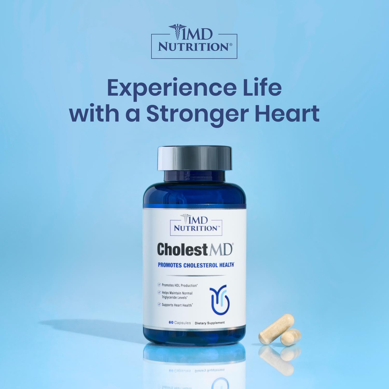 1MD Nutrition Niacin B3 Supplement capsule close-up