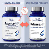 1MD Nutrition Oregano Supplement bottle with a measuring spoon