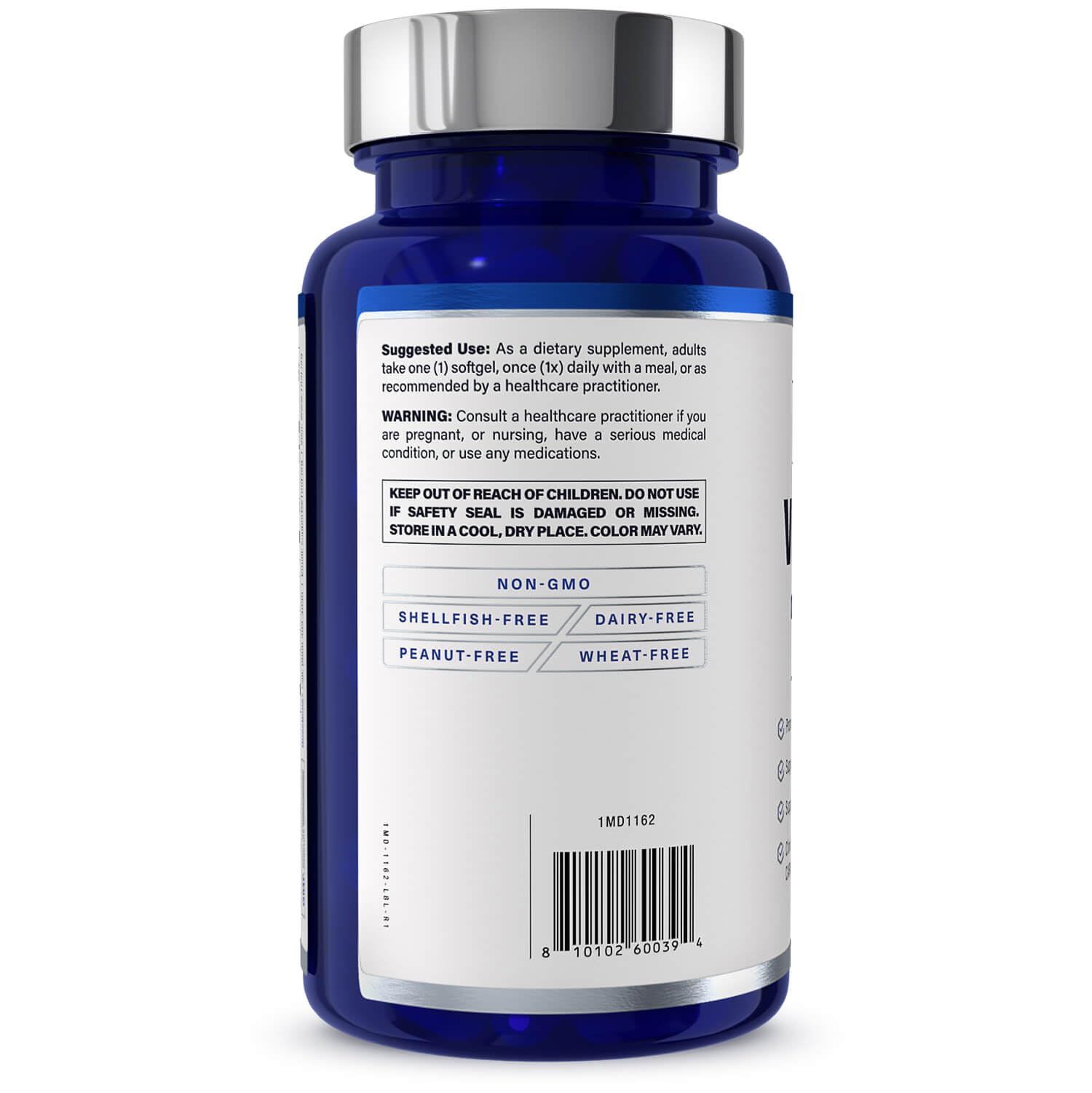 1MD Nutrition VisionMD Lutein Supplement capsules in hand