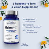 1MD Nutrition VisionMD Lutein Supplement packaging side view