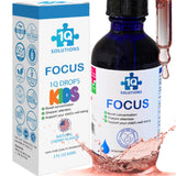 1Q Solutions Focus Liquid Supplement for Kids front view