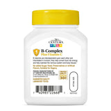 21st Century B Complex with Vitamin C bottle on a wooden table