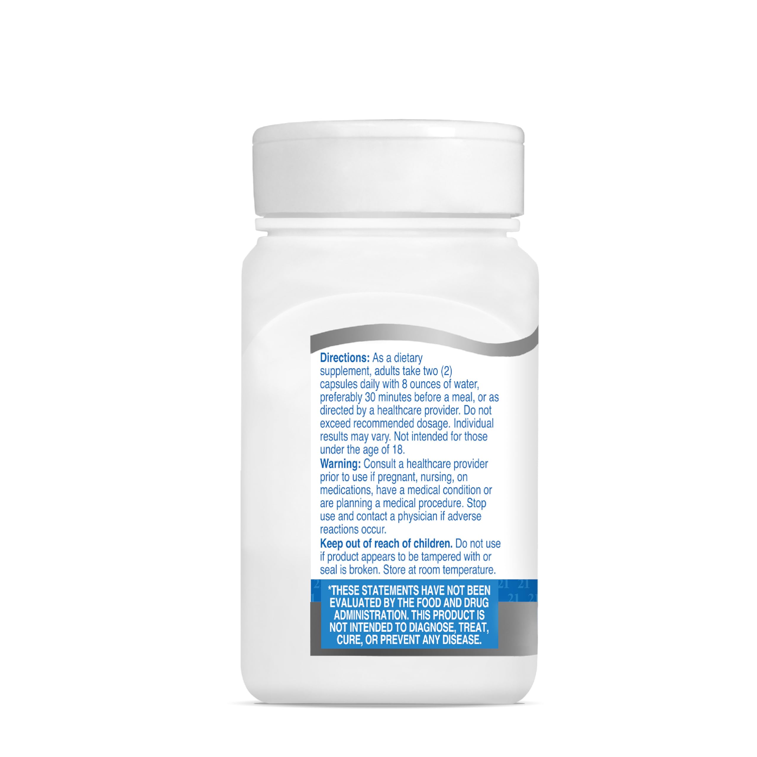 21st Century GLP-1 Support supplement packaging with label