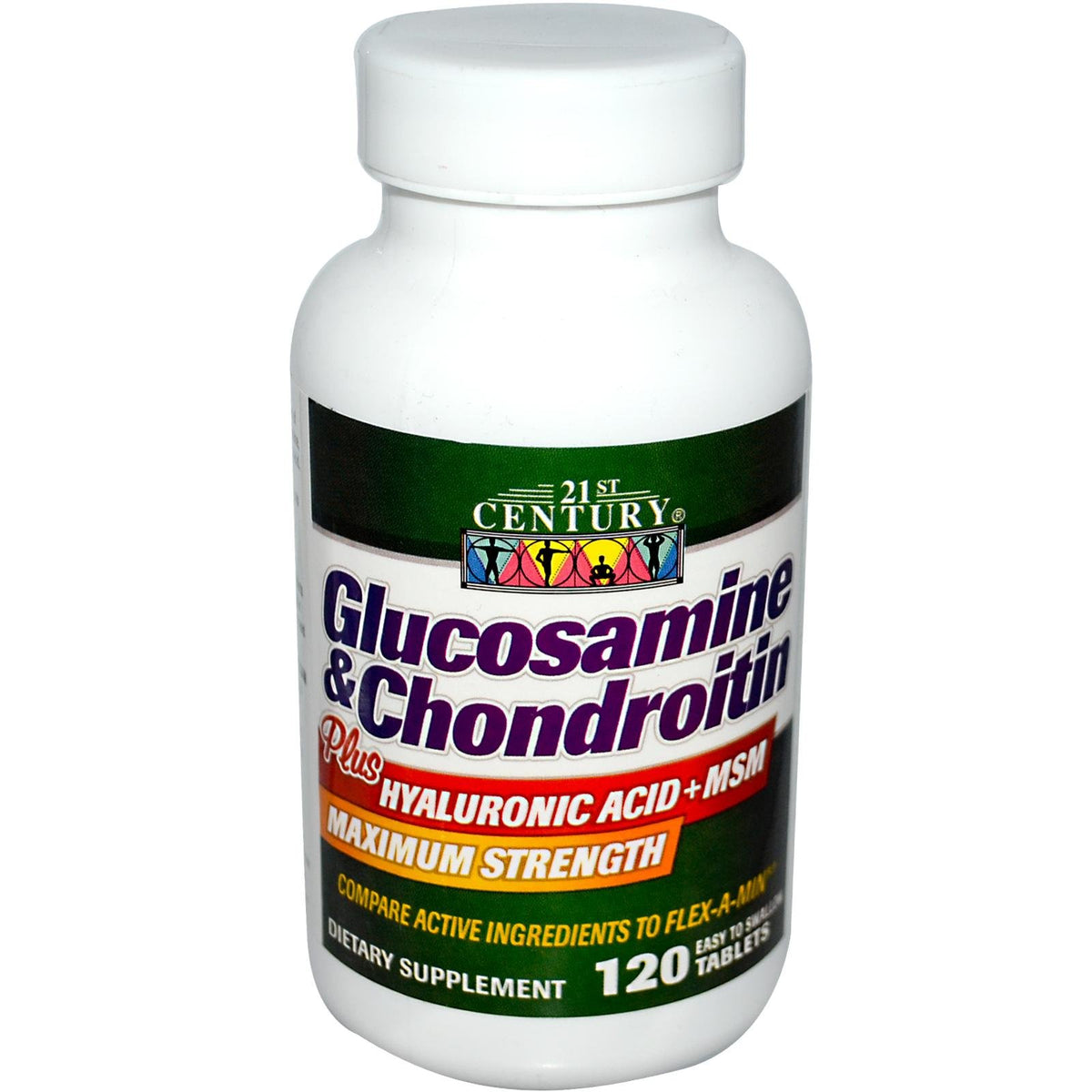 21st Century Glucosamine & Chondroitin Plus 210g front view