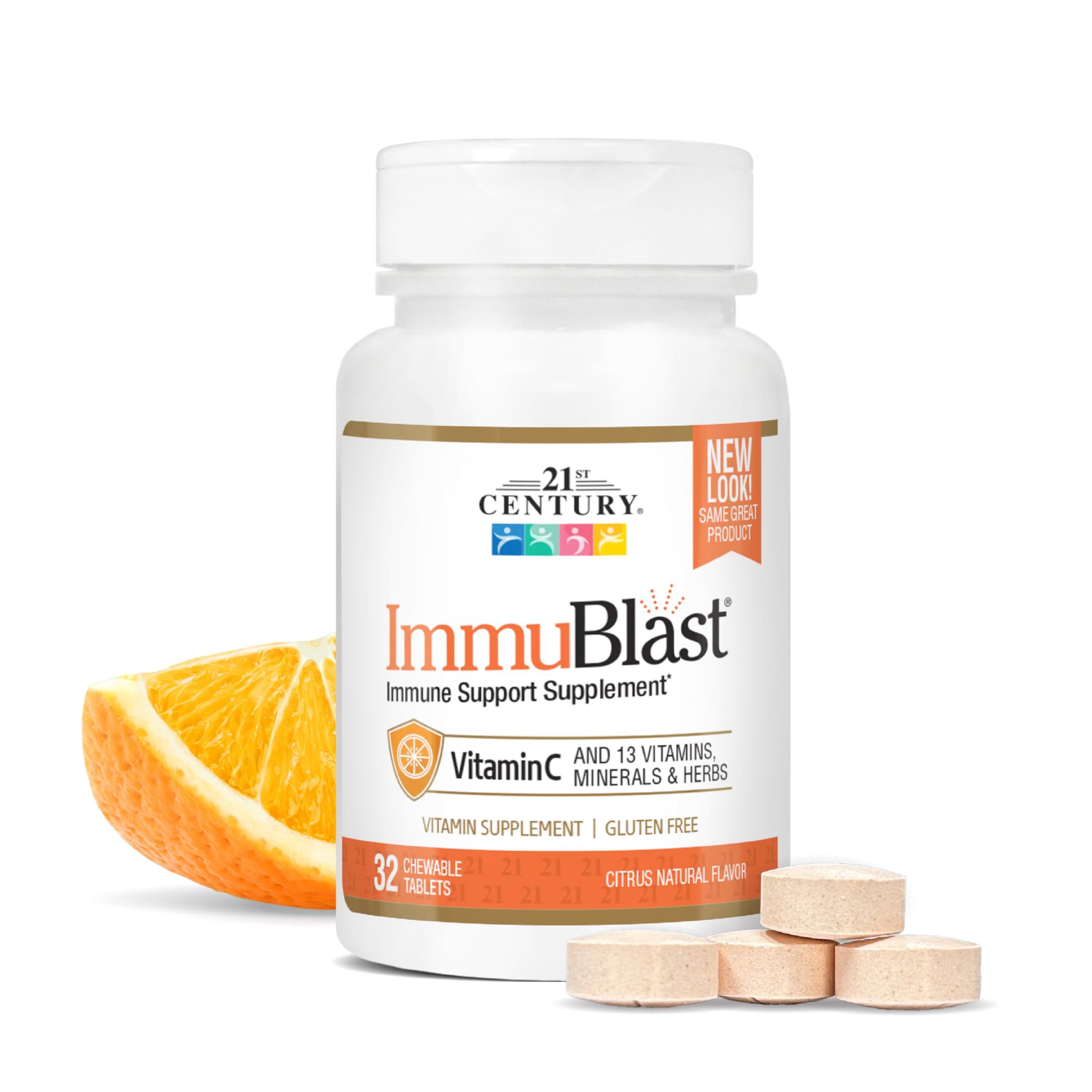 21st Century Healthcare ImmuBlast Chewable Tablets front view