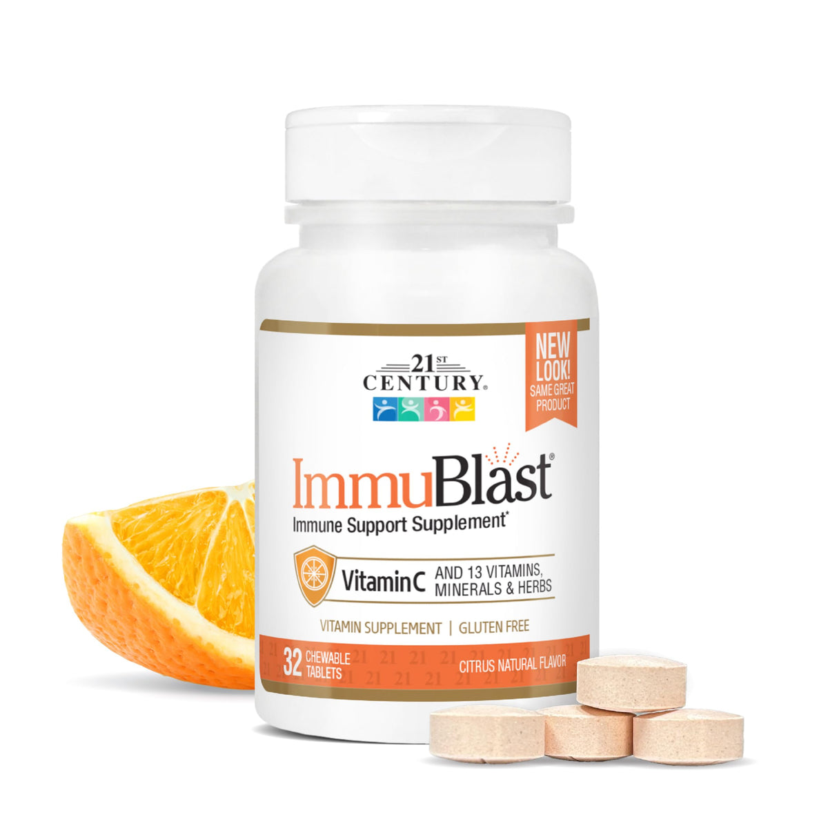 21st Century Healthcare ImmuBlast Chewable Tablets front view