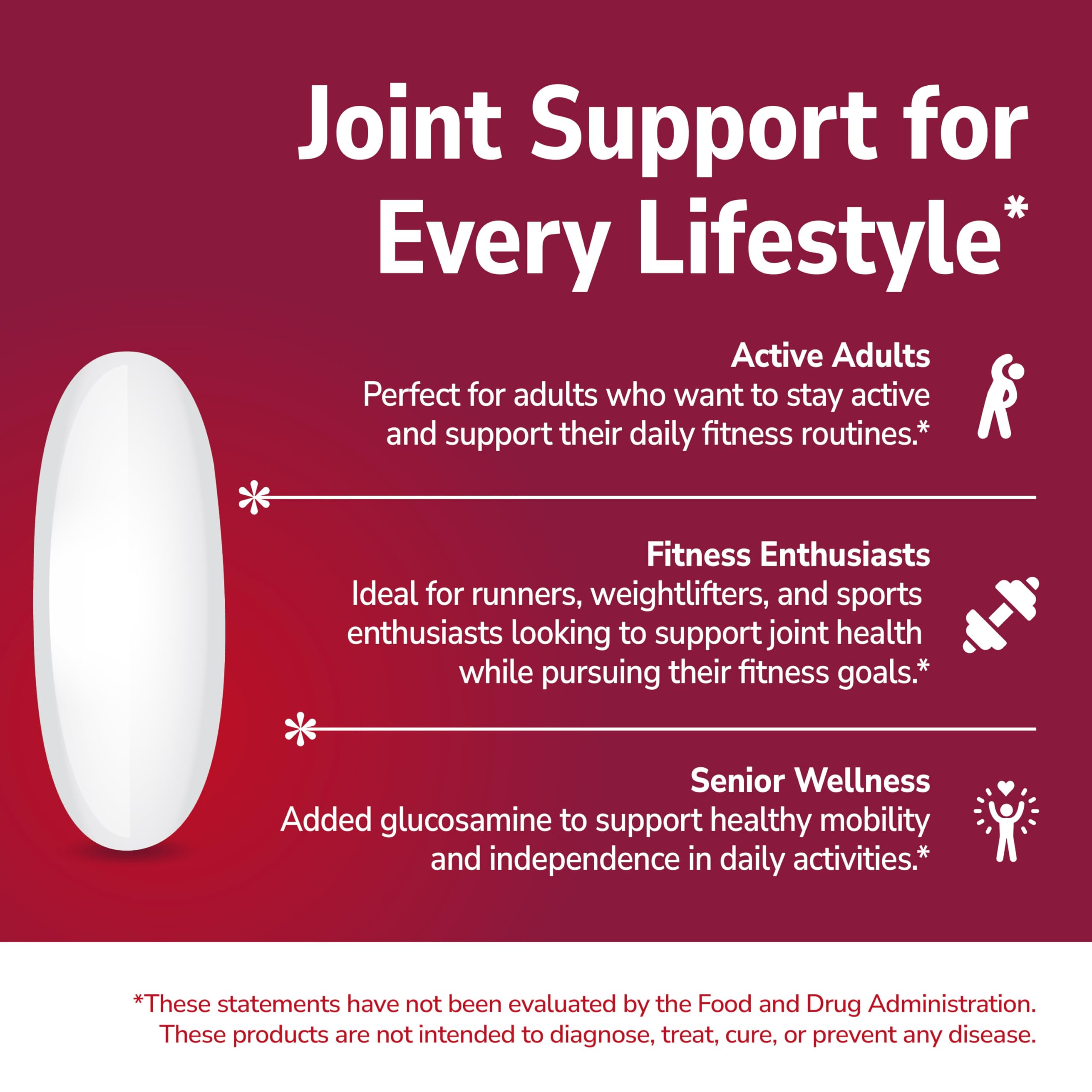 21st Century Triple Strength Chondroitin 1200mg supplement back view with ingredient list