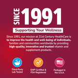 21st Century Triple Strength Chondroitin 1200mg supplement tablets in hand