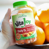 21st Century VitaJoy Daily D3 Gummies on a table