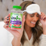 21st Century VitaJoy Melatonin Gummies 5mg Strawberry with a bedtime setting