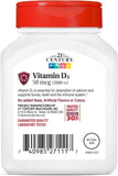 21st Century Vitamin D3 2000 IU tablet packaging