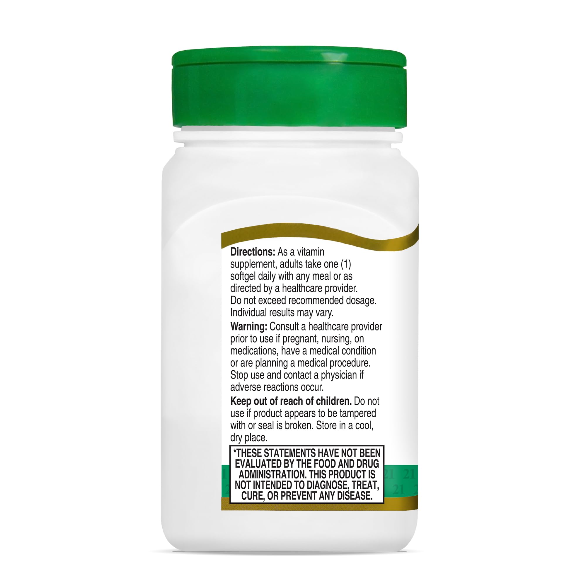 21st Century Vitamin E 1000 I.U. supplement with measuring spoon