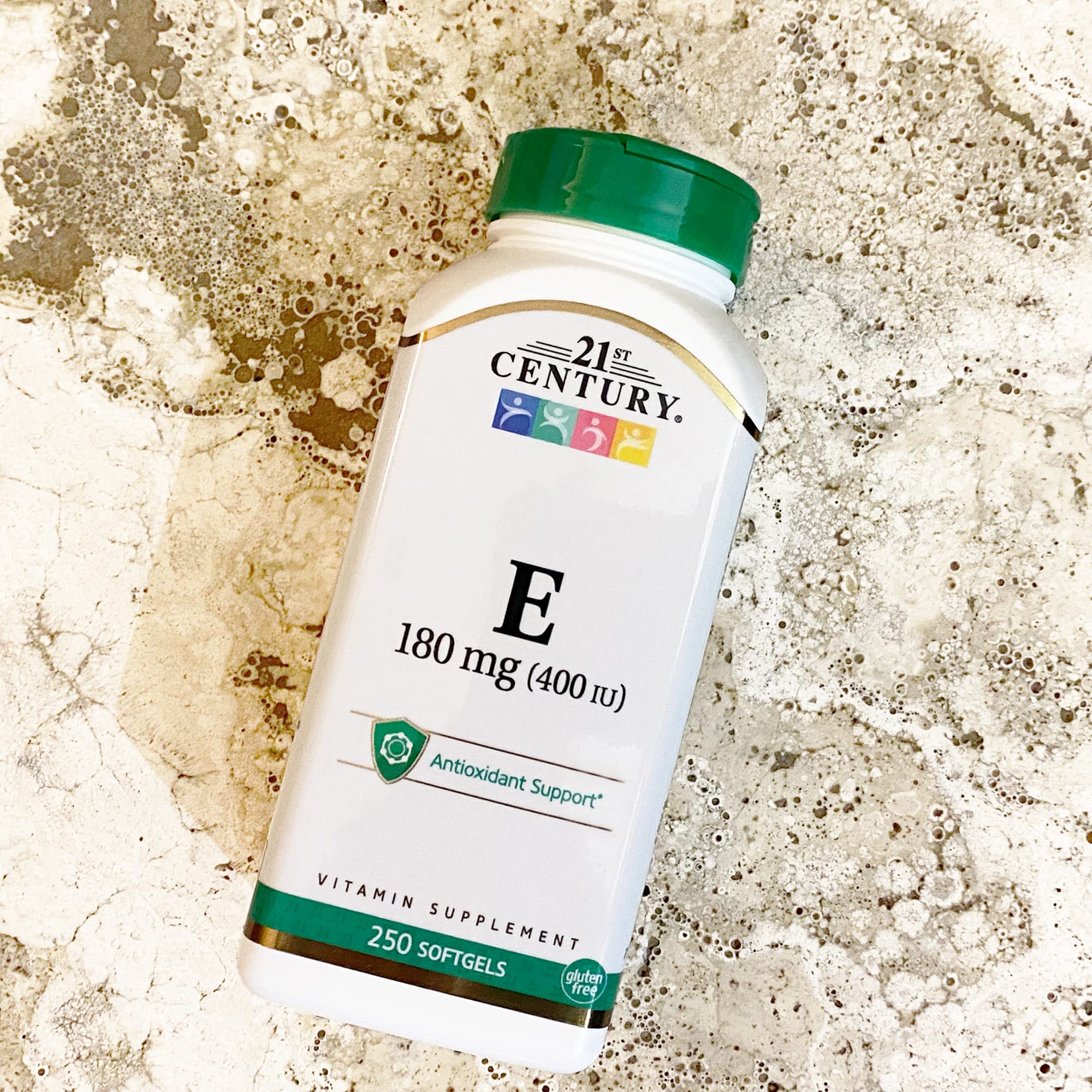 21st Century Vitamin E-400 400 IU supplement label details