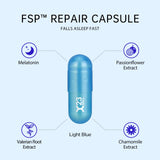 23WELL Sleep Rem Care Capsules side view with dosage instructions