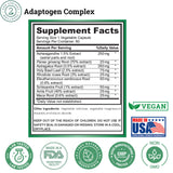 2nd Springs Adrenal Support Supplement capsule format, close-up