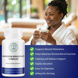 2nd Springs Magnesium Bisglycinate 400mg capsules on a kitchen counter