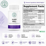 2nd Springs Sleep Well Supplement 60 capsules with ingredients